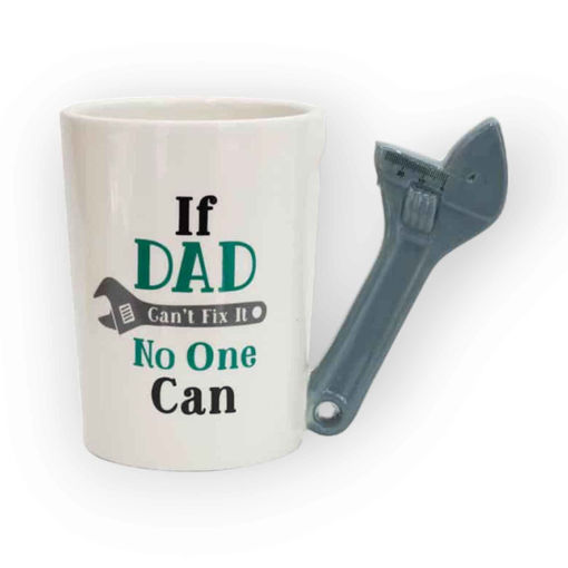 Picture of CERAMIC MUG WRENCH IF DAD CANT FIX IT NO ONE CAN